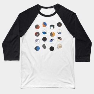 Round Birds! Baseball T-Shirt